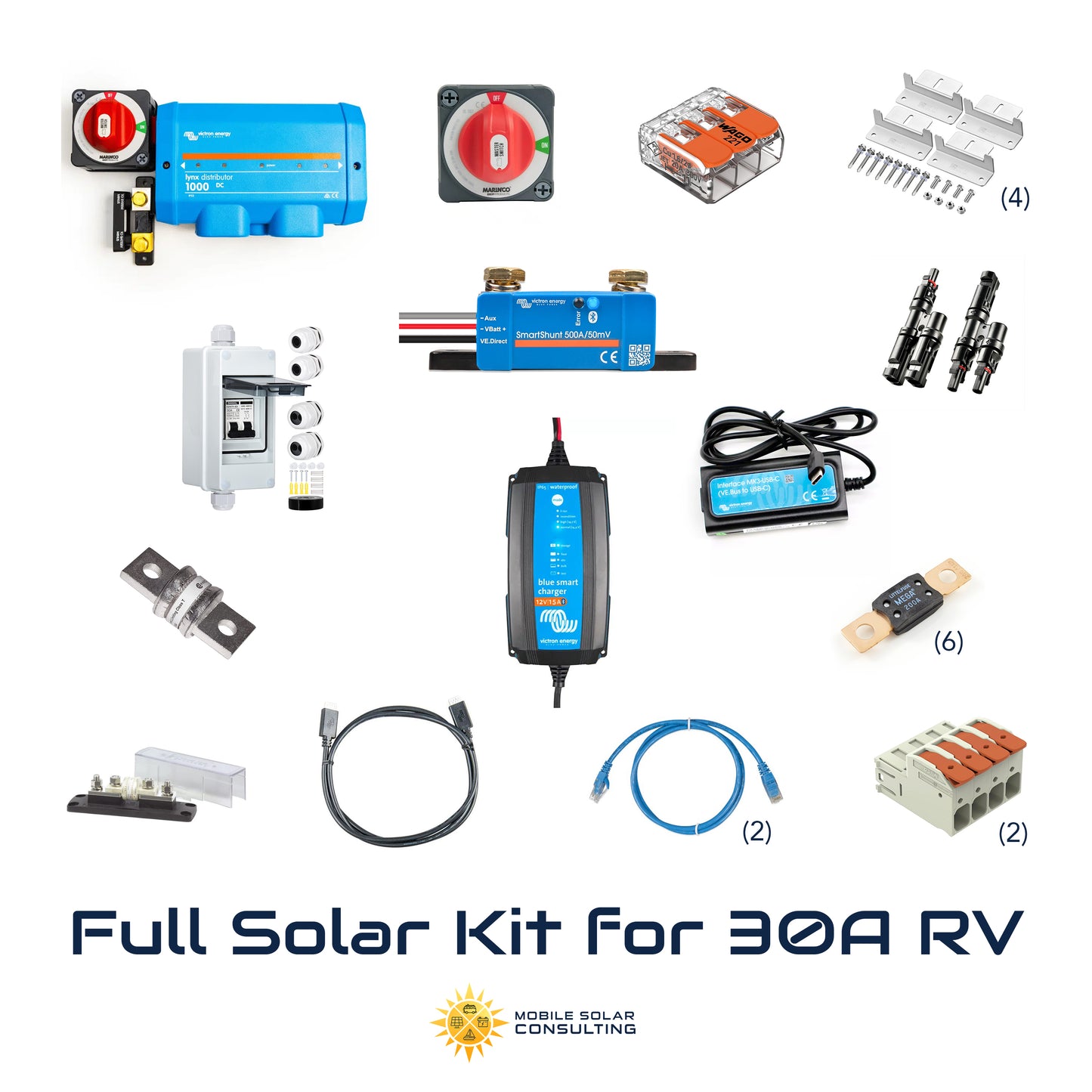 Full Solar Kit for 30A RV