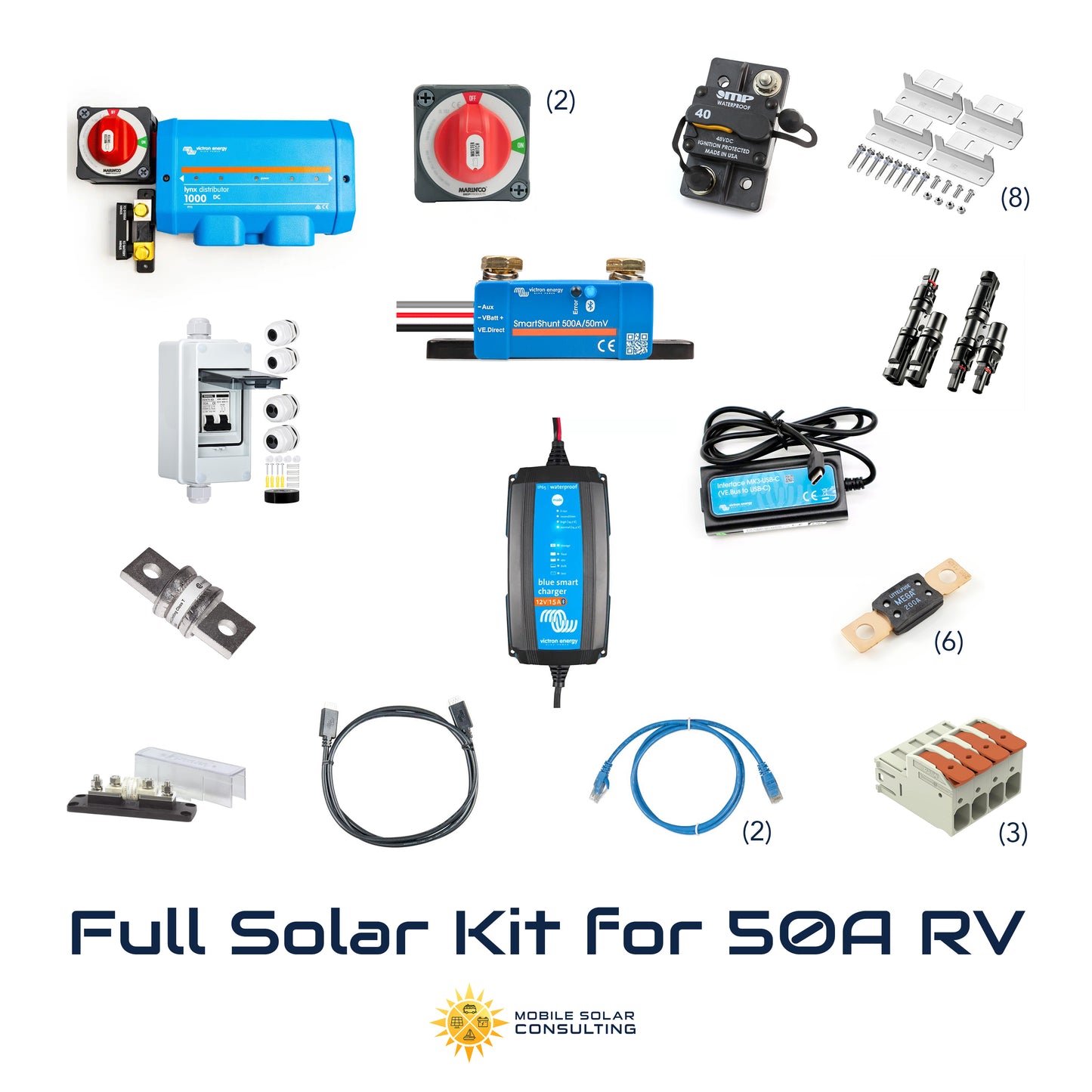 Full Solar Kit for 50A RV