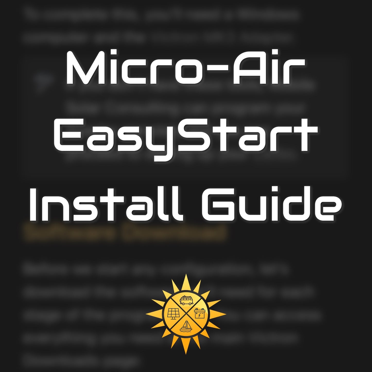 Micro-Air EasyStart Install Guide