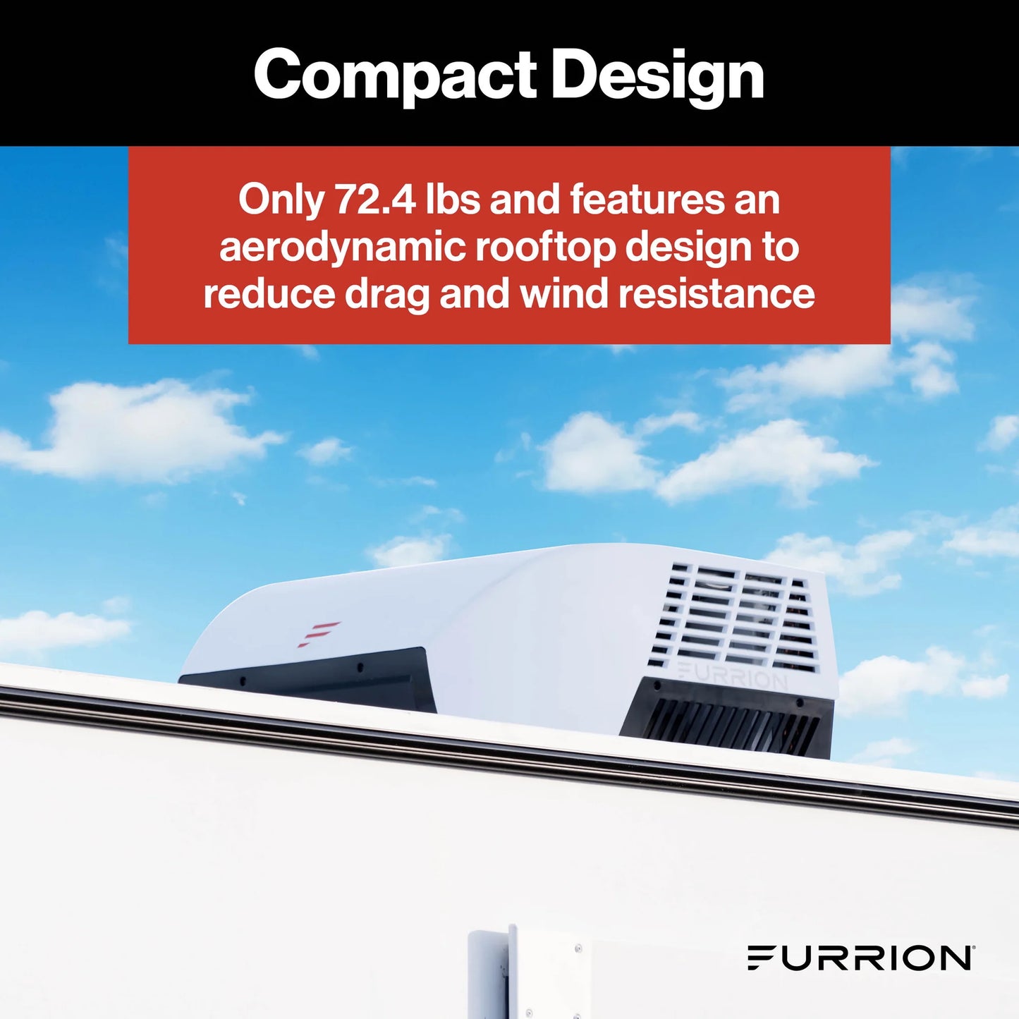 Furrion Chill Cube RV AC with Air Distribution Box - Non-Ducted - 18,000 BTU (White)