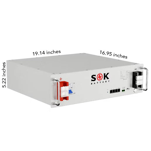 SOK 48V 100Ah Server Rack LiFePO4 Battery