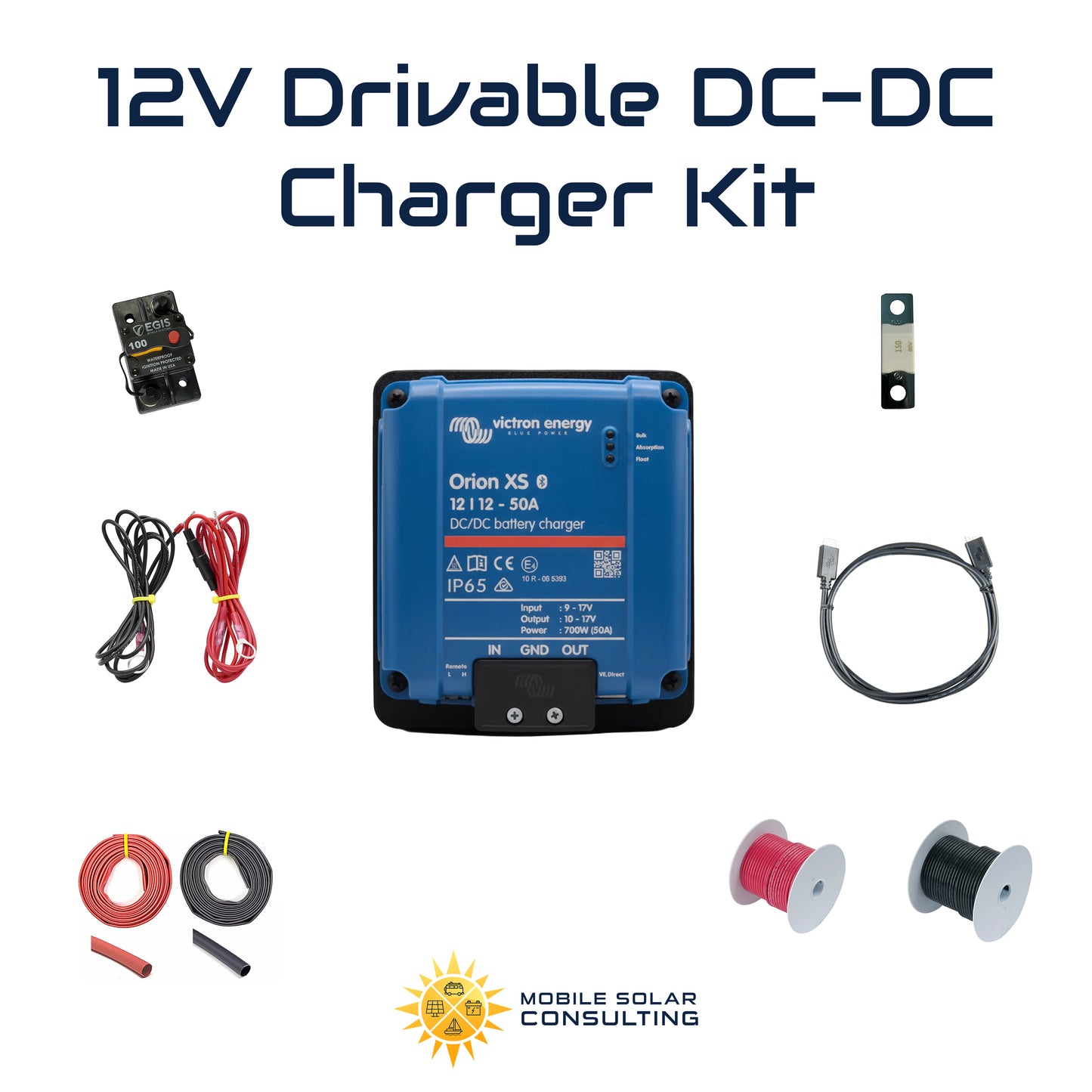 12V Drivable DC-DC Charger Kit