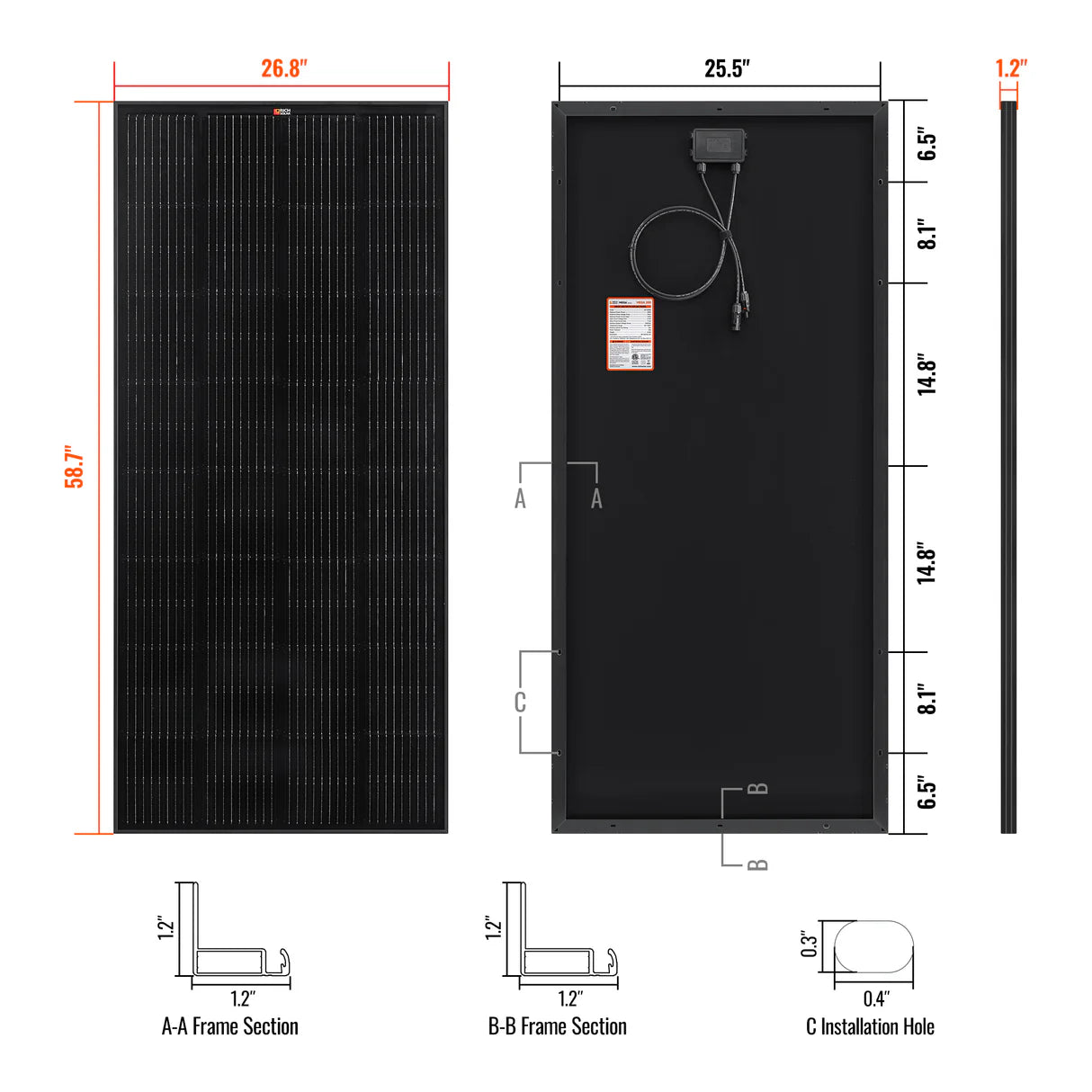 MEGA 200 | 200 Watt Solar Panel
