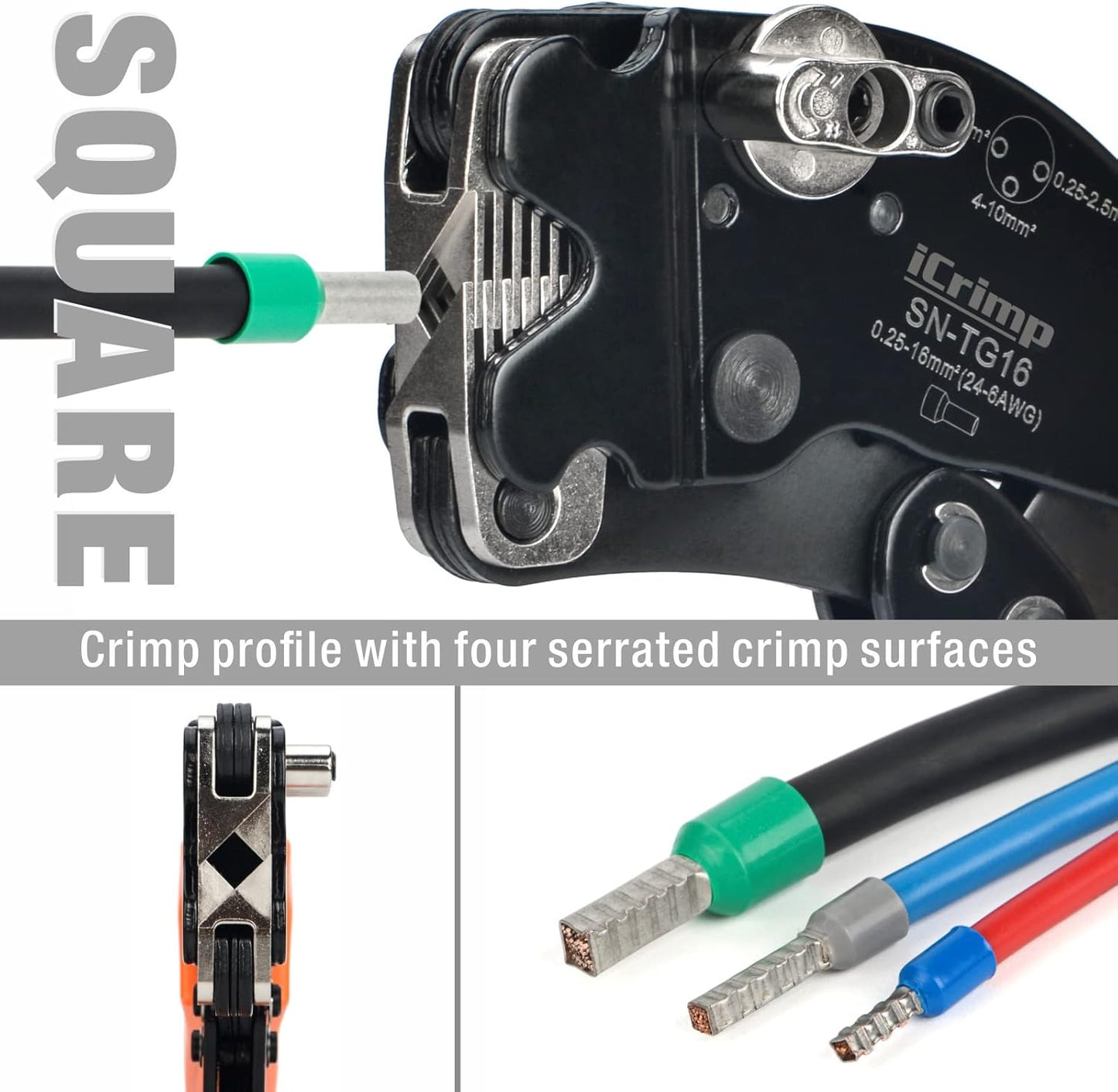 Square Ratchet Crimper