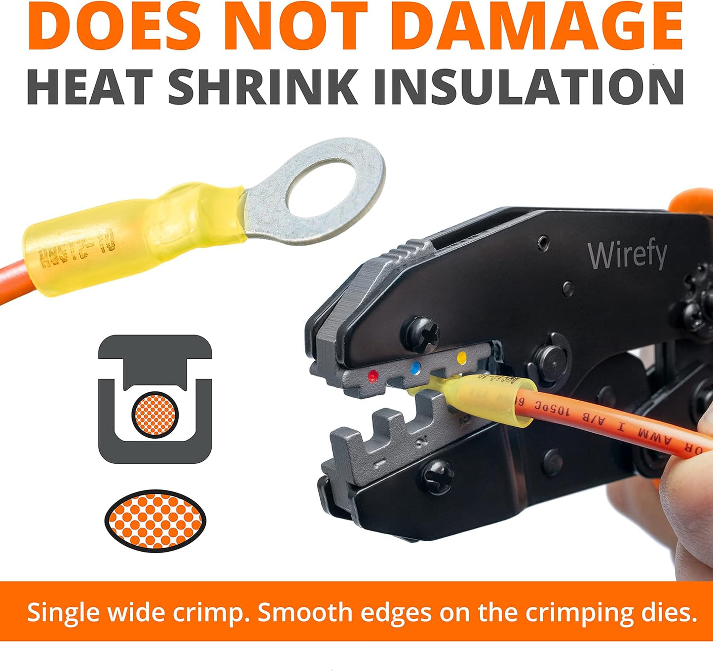 Crimping Tool For Heat Shrink Connectors
