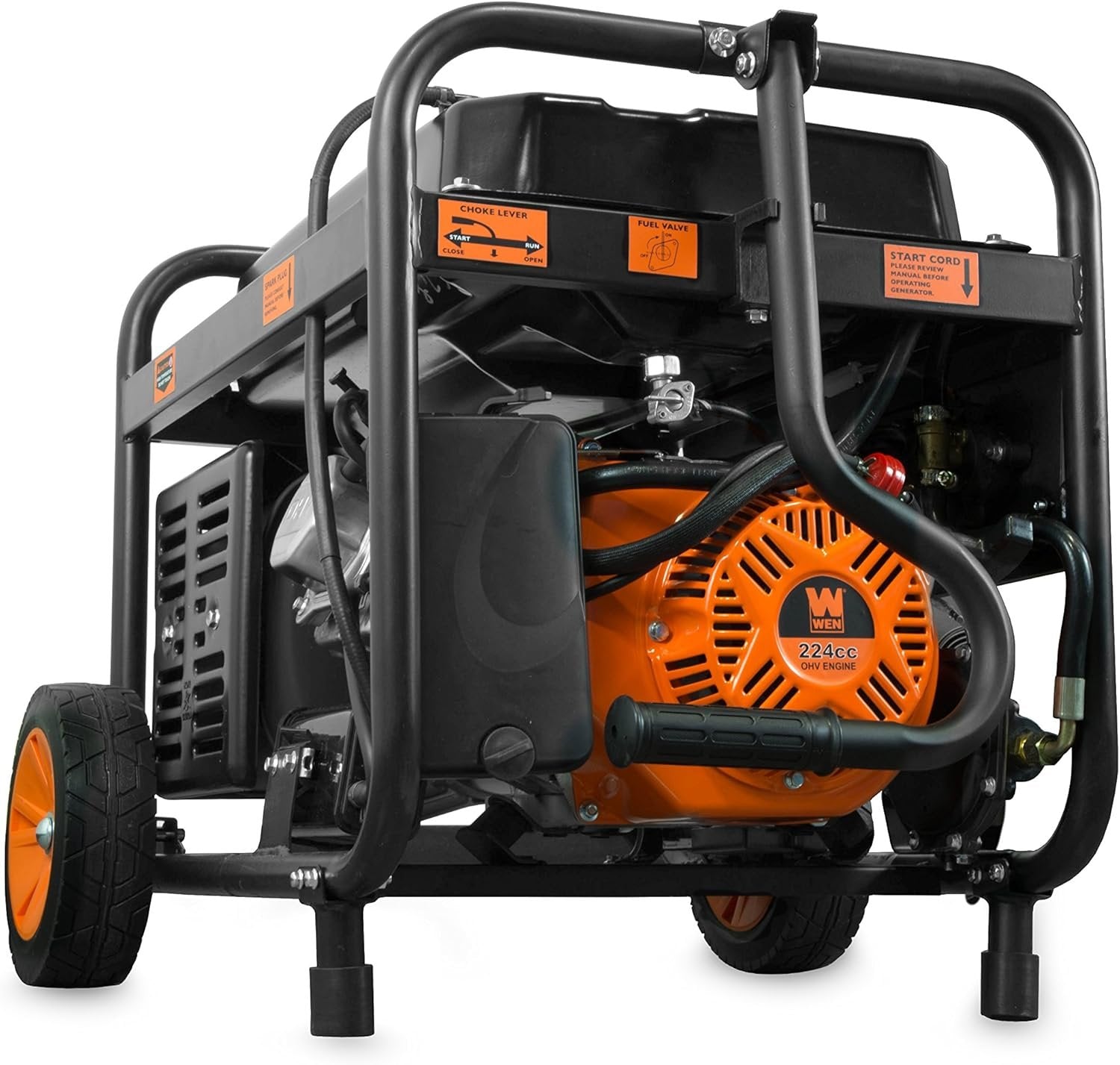 4750W Dual Fuel Portable Generator with Electric Start