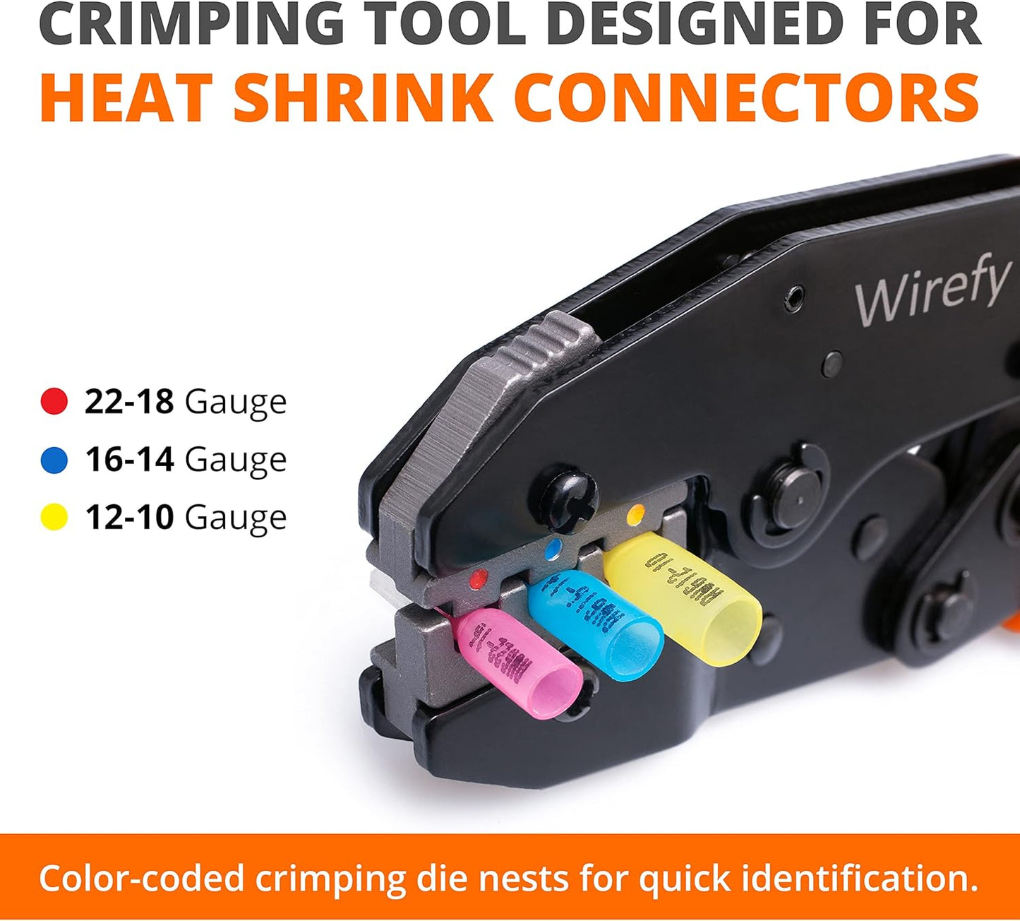 Crimping Tool For Heat Shrink Connectors