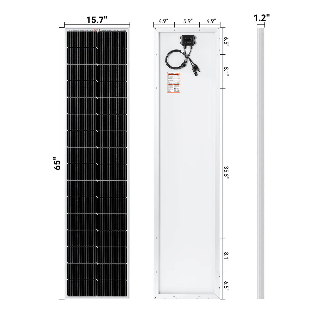 MEGA 130 SLIM | 130 Watt Slim Solar Panel