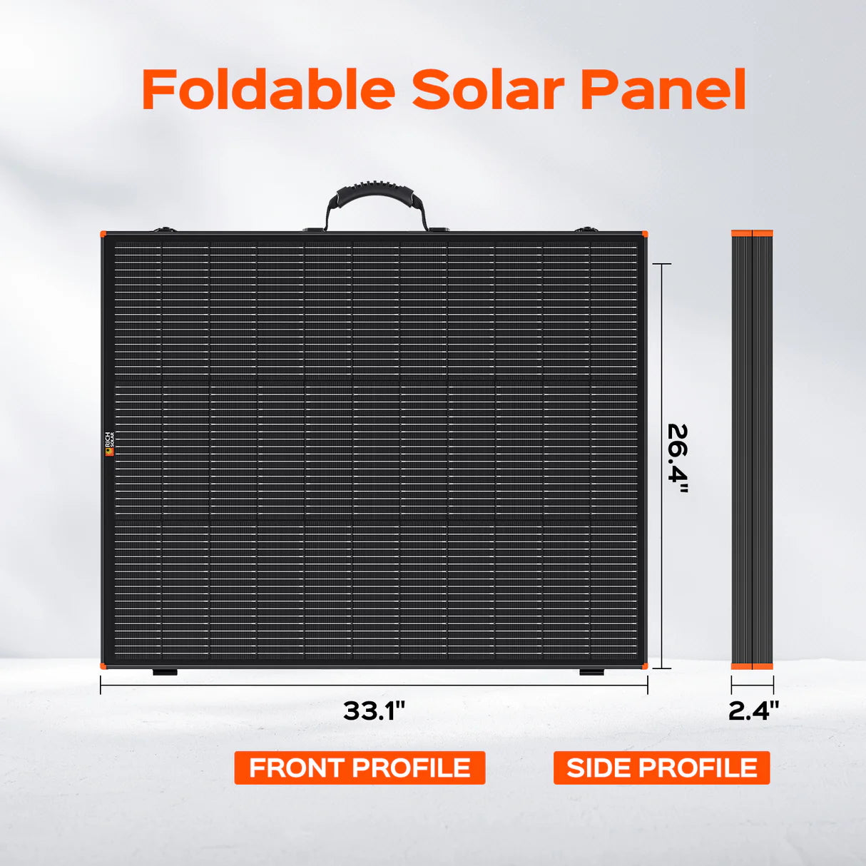 MEGA 200 Watt Portable Solar Panel Briefcase