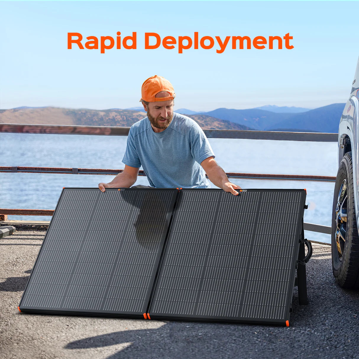 MEGA 200 Watt Portable Solar Panel Briefcase
