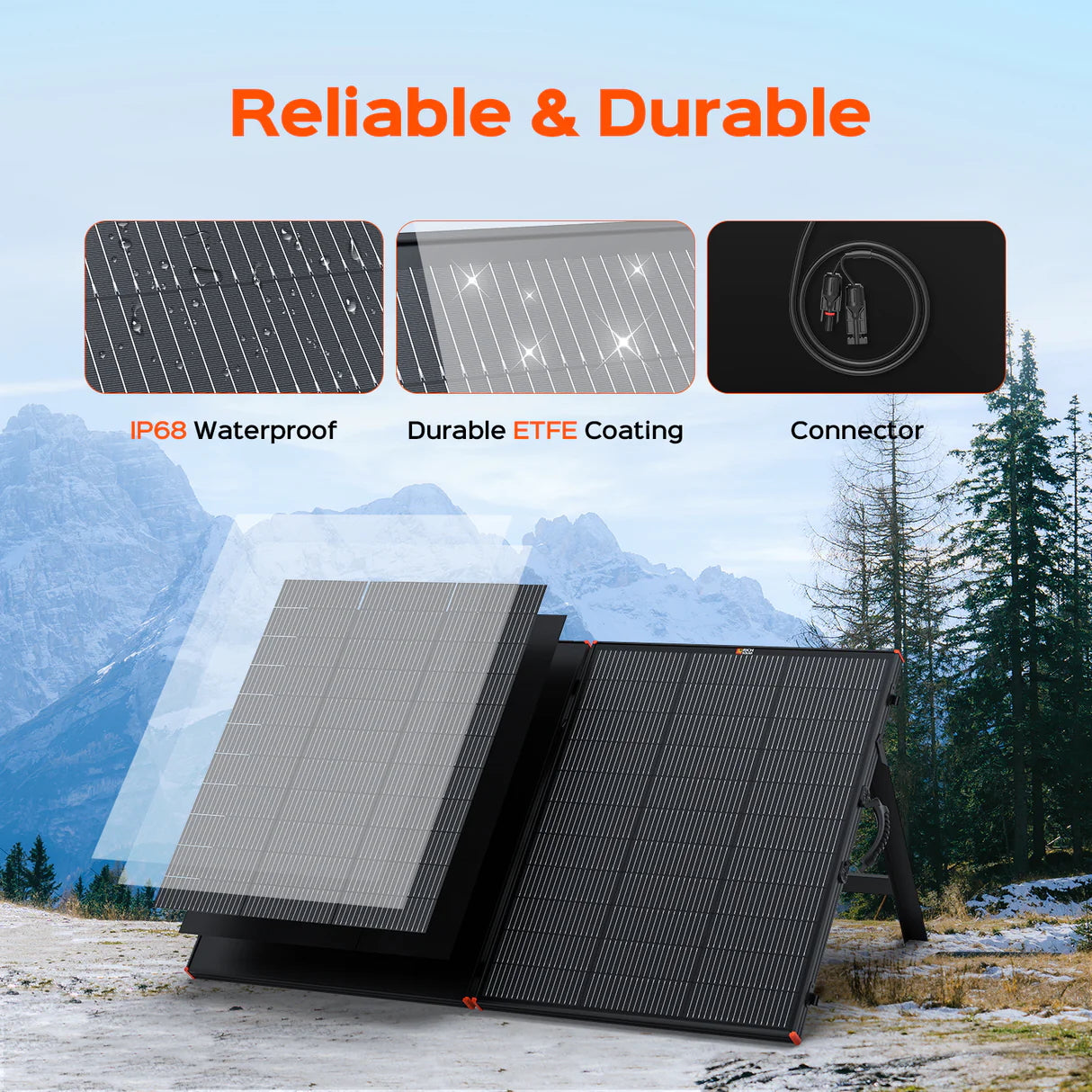 MEGA 200 Watt Portable Solar Panel Briefcase