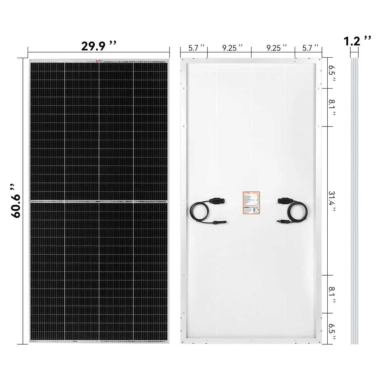 MEGA 250 PRO | 250 Watt 24 Volt Solar Panel