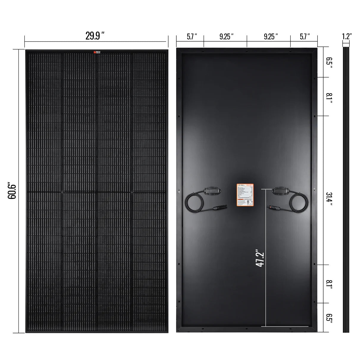 MEGA 250 PRO | 250 Watt 24 Volt Solar Panel