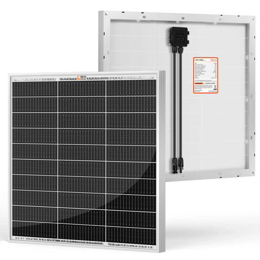MEGA 50 | 50 Watt Solar Panel | Compact 12V Off-Grid Solar Panel