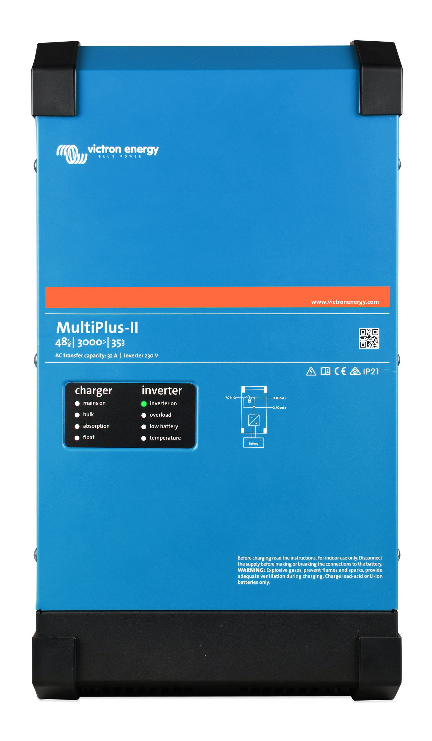 Victron MultiPlus II (12/3000/120-50 120V or 24/3000/35-50 120V)