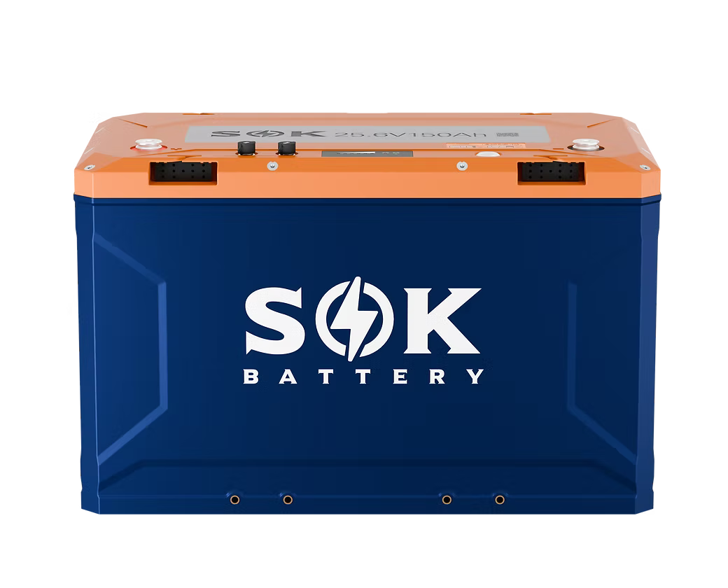 SOK 24V 150Ah LiFePO4 Battery (Bluetooth & Built-in Heater)