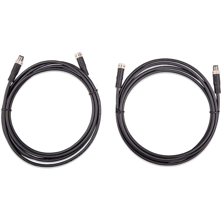 Victron M8 Circular Connector Male/Female 3 Pole Cable (2 Pack)