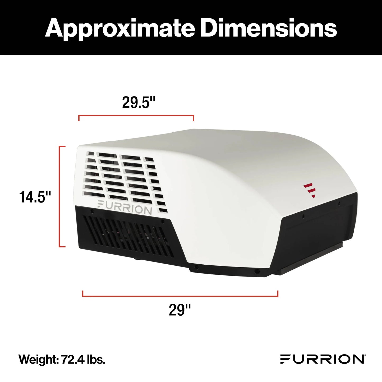 Furrion Chill Cube RV AC with Air Distribution Box - Non-Ducted - 18,000 BTU (White)