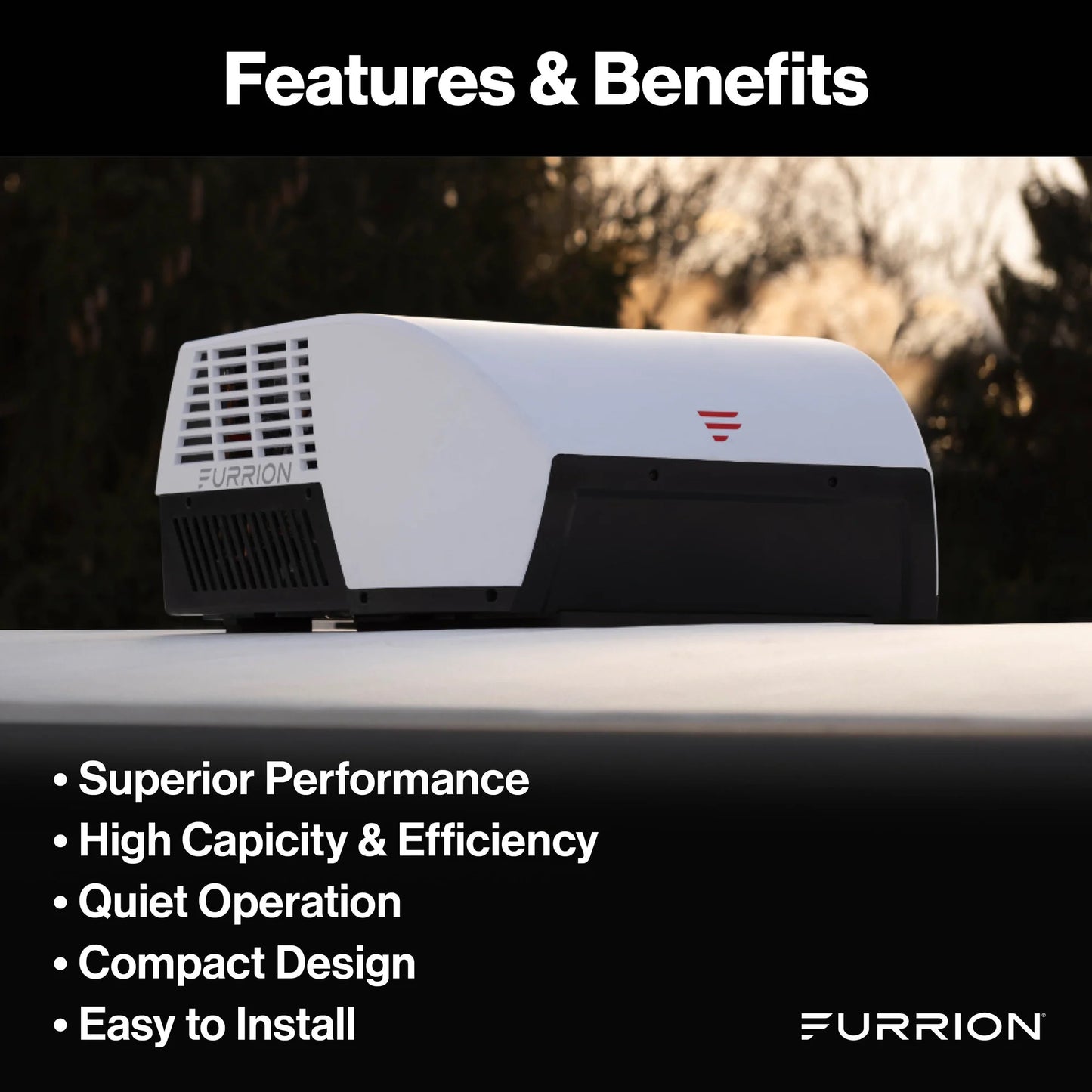 Furrion Chill Cube RV AC with Air Distribution Box - Non-Ducted - 18,000 BTU (White)